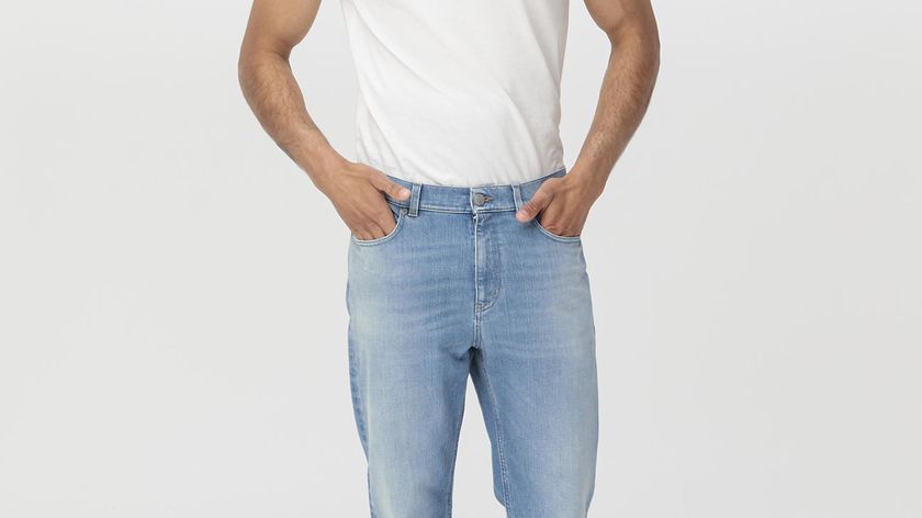 hessnatur Herren Jeans MADS Relaxed Tapered aus Bio-Denim - blau - Größe 33/32