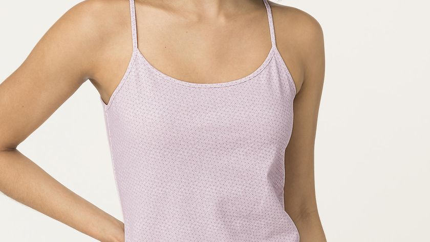 hessnatur Damen Spaghetti-Top PureLUX aus Bio-Baumwolle - lila - Größe 42