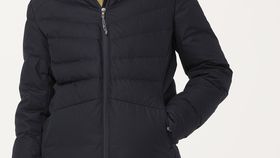 hessnatur Damen-Outdoor Daunenjacke Nature Shell aus Bio-Baumwolle mit Daunen - grau - Größe 48