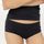 hessnatur Damen Panty low cut im 2-er Pack aus Bio-Baumwolle - schwarz - Größe 42