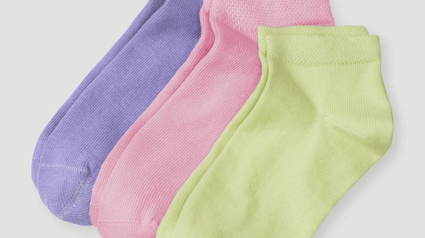 hessnatur Kinder  Sneaker Socken im 3er-Pack aus Bio-Baumwolle - lila - Größe 27-30