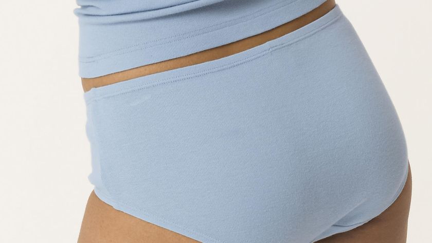 hessnatur Damen Panty low cut im 2er-Set aus Bio-Baumwolle - blau - Größe 34