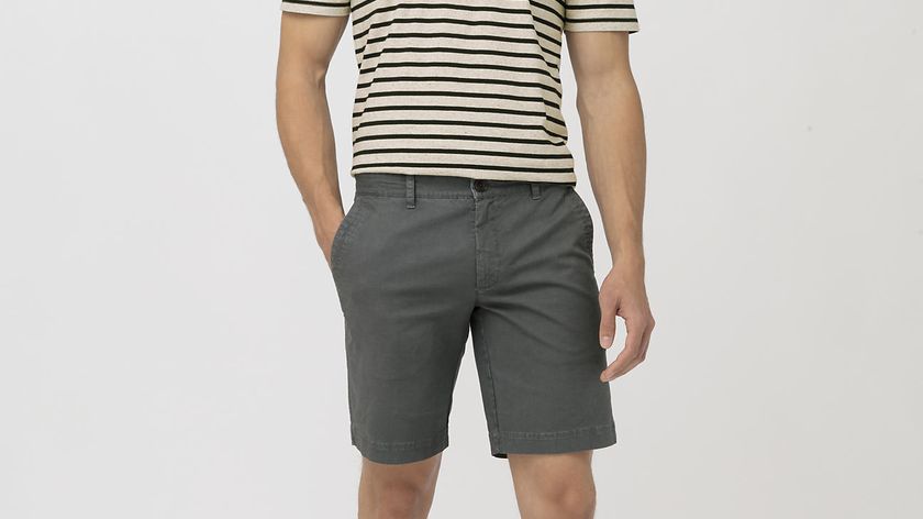 hessnatur Herren Chino Shorts aus Bio-Baumwolle mit Hanf - grün - Größe 54