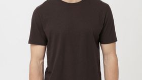 hessnatur Herren T-Shirt aus Bio-Baumwolle mit Hanf - braun - Größe 48