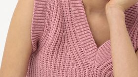 hessnatur Damen Pullover aus mongolischer Merinowolle - rosa - Größe 36