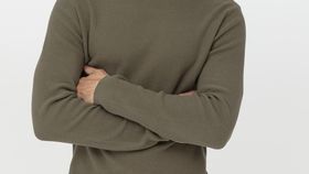 hessnatur Herren Pullover aus Bio-Baumwolle - grün - Größe 48