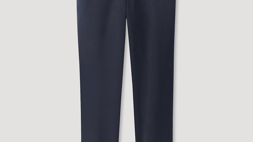 hessnatur Herren Chino Straight Fit aus Bio-Baumwolle - blau - Größe 46