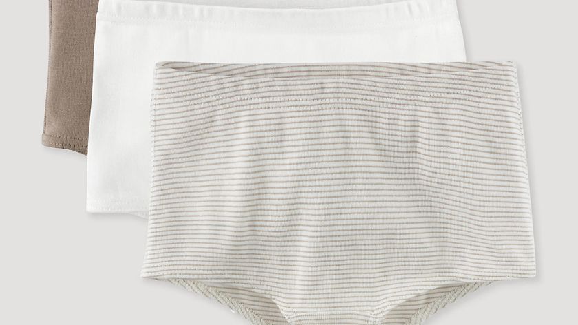 hessnatur Kinder  Panty im 3er-Set aus Bio-Baumwolle - lila - Größe 158/164