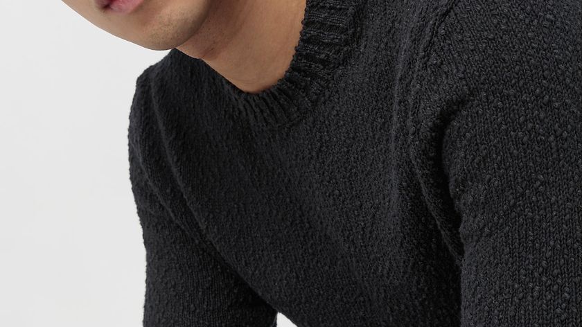 hessnatur Herren Pullover aus Bio-Baumwolle - schwarz - Größe 48