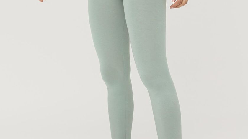 hessnatur Damen Leggings Regular Cut PURE BALANCE aus Bio-Baumwolle und Tencel™ Modal - grün - Größe 48