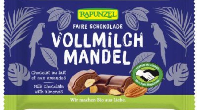 Vollmilch Schokolade mit ganzen Mandeln, 100g