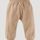 hessnatur Baby Fleece-Hose aus Bio-Baumwolle - beige - Größe 74/80