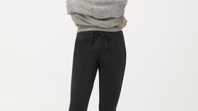 hessnatur Damen Joggpants aus Bio-Baumwolle - schwarz - Größe 46