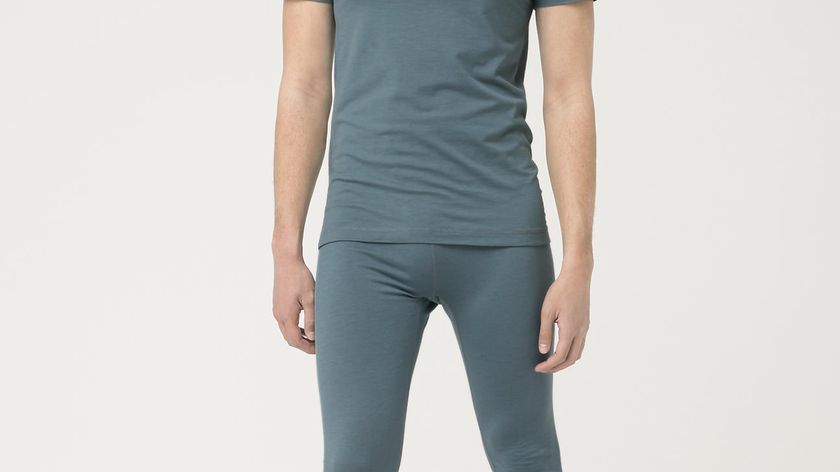 hessnatur Herren Leggings aus Bio-Merinowolle - grün - Größe 46