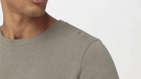 hessnatur Herren Sweater aus Bio-Baumwolle - grau - Größe 48