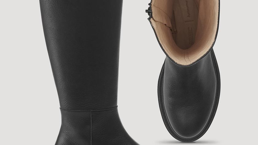 hessnatur Damen Hohe Stiefel - schwarz - Größe 38