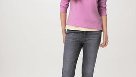 hessnatur Damen Slub Shirt Regular aus Bio-Baumwolle - rosa - Größe 42