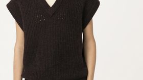 hessnatur Damen Pullover aus Alpaka - braun - Größe S