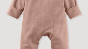 hessnatur Baby Softfleece-Overall aus Bio-Baumwolle - rosa - Größe 62/68