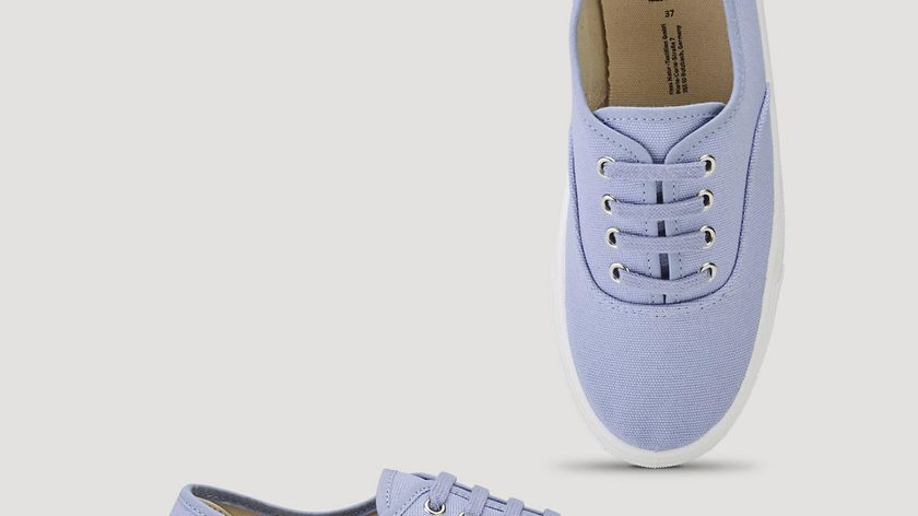 hessnatur Damen Sneaker Canvas - lila - Größe 37