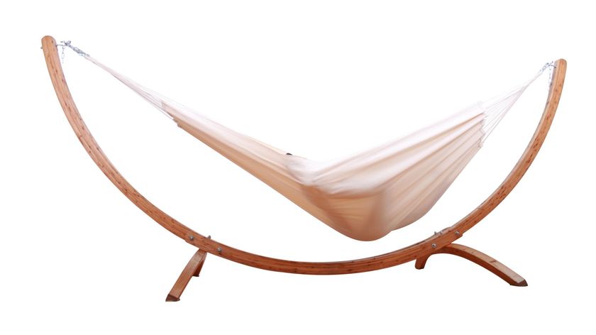 Wooden stand with Hammock Brasil natur