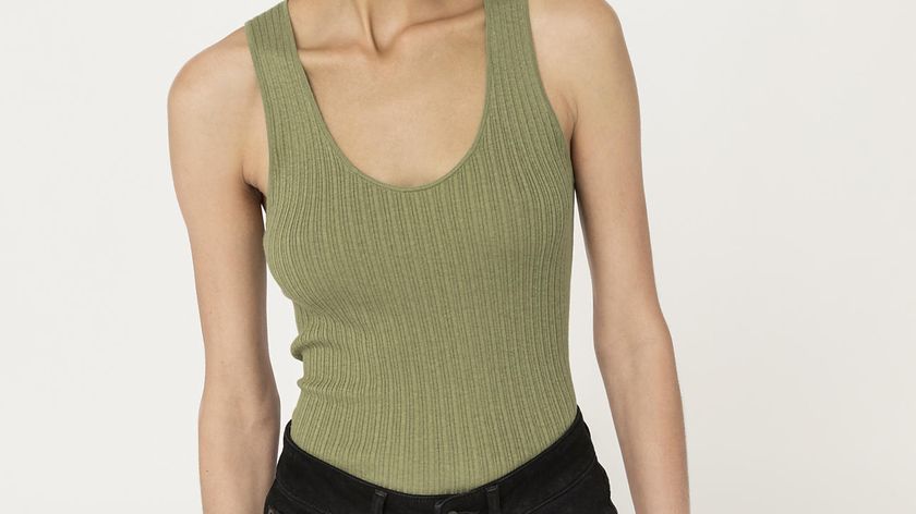 hessnatur Damen Stricktop aus Seide mit Baumwolle - grün - Größe 42