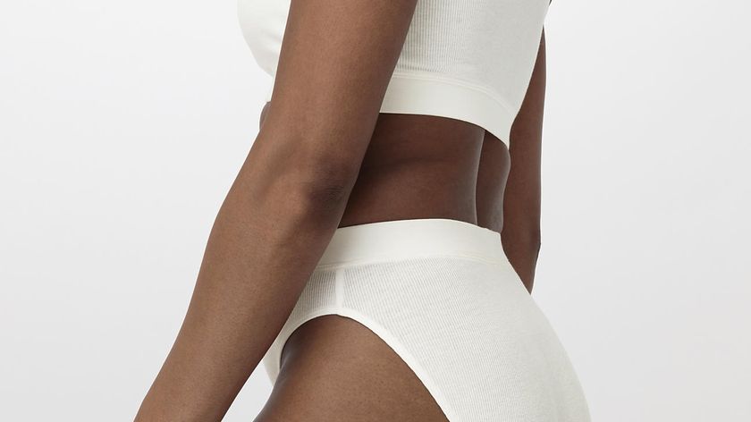 hessnatur Damen Midislip High Waist SOFT RIB aus Bio-Baumwolle - weiß - Größe 34