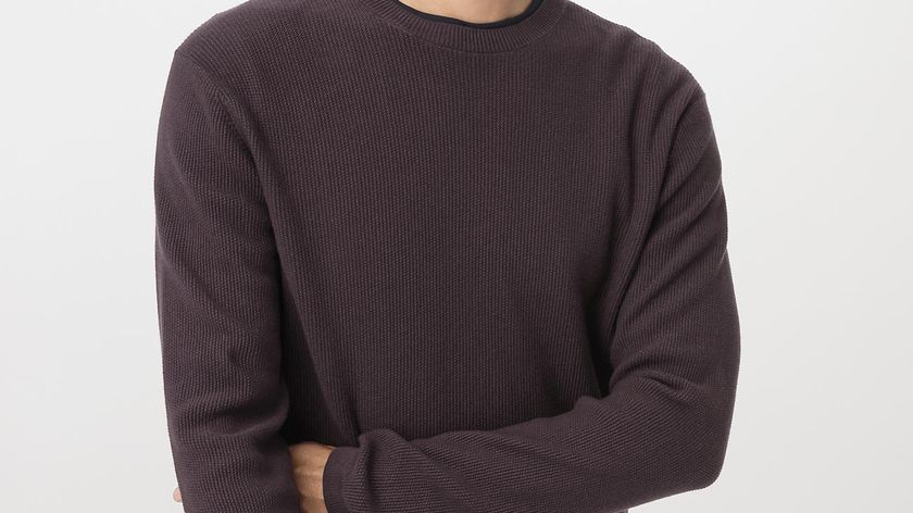 hessnatur Herren Pullover - aubergine - Größe 56