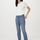 hessnatur Damen Jeans BEA High Rise Straight Cropped aus Bio-Denim - blau - Größe 30/30