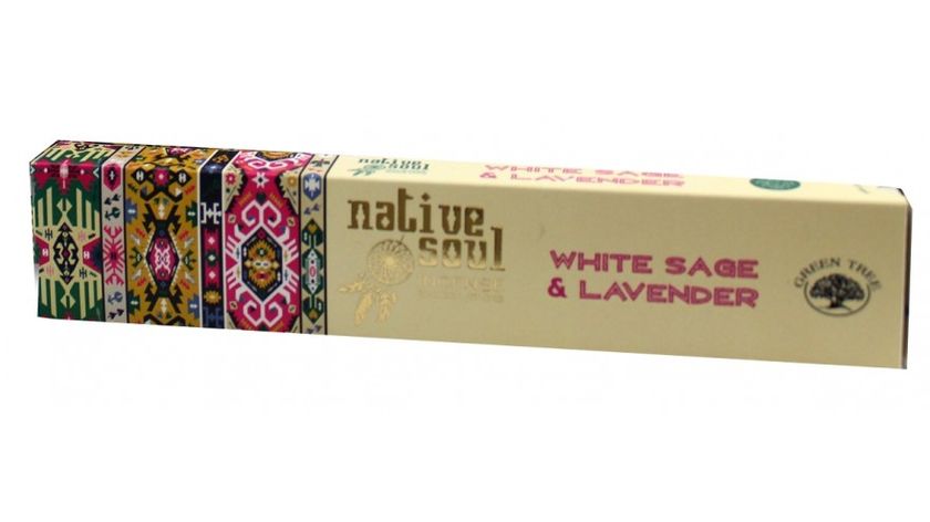 Green Tree Native Soul Incense "White Sage & Lavender" 15gr.