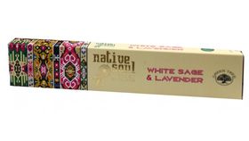 Green Tree Native Soul Incense "White Sage & Lavender" 15gr.