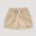 hessnatur Kinder Sweat-Shorts mineralgefärbt aus Bio-Baumwolle - beige - Größe 122/128