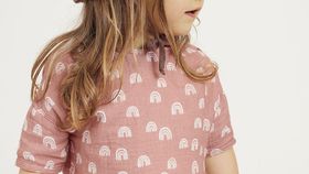 hessnatur Baby Musselin-Shirt aus Bio-Baumwolle - rosa - Größe 74/80