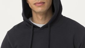 hessnatur Herren Hoodie aus Bio-Baumwolle - schwarz - Größe 50