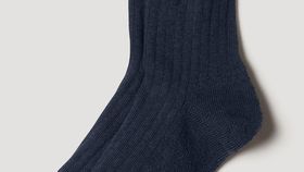 hessnatur Wellness-Socken aus Bio-Baumwolle - blau - Größe 36/37