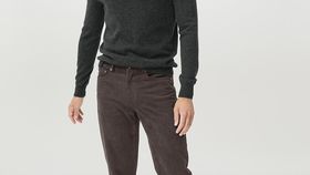 hessnatur Herren Cordhose Jan Regular Fit aus Bio-Baumwolle - braun - Größe 56