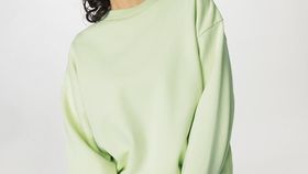 hessnatur Damen Sweatshirt Relaxed aus Bio-Baumwolle - grün - Größe 48