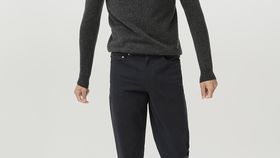 hessnatur Herren Hose Jan Regular Fit aus Bio-Baumwolle mit Hanf - schwarz - Größe 54