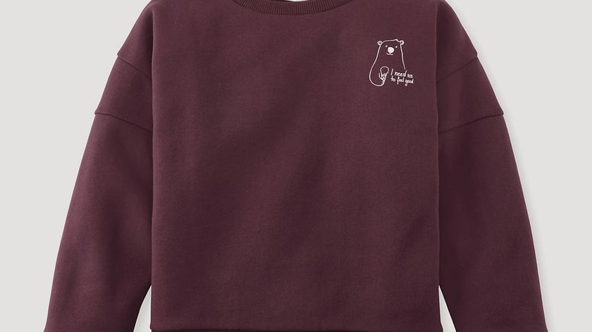 hessnatur Kinder Sweatshirt aus Bio-Baumwolle - lila - Größe 110/116