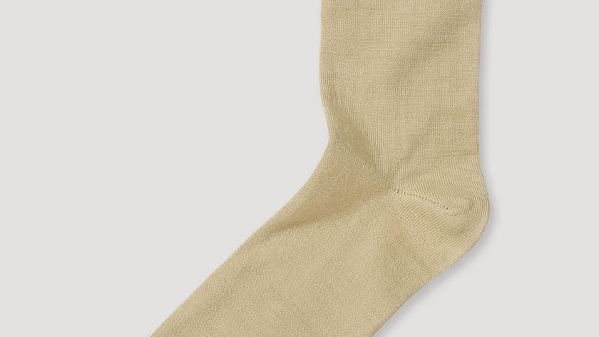 hessnatur Socken aus Schurwolle mit Bio-Baumwolle - beige - Größe 38/39