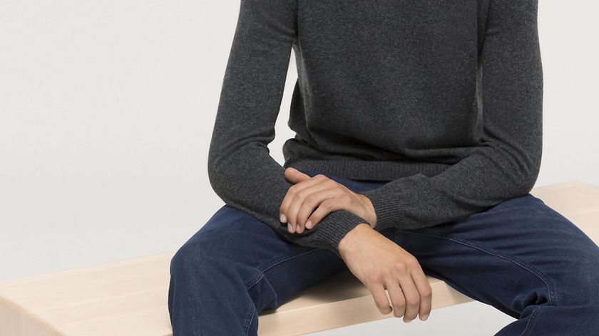 hessnatur Herren Pullover aus Schurwolle mit Kaschmir - schwarz - Größe 54