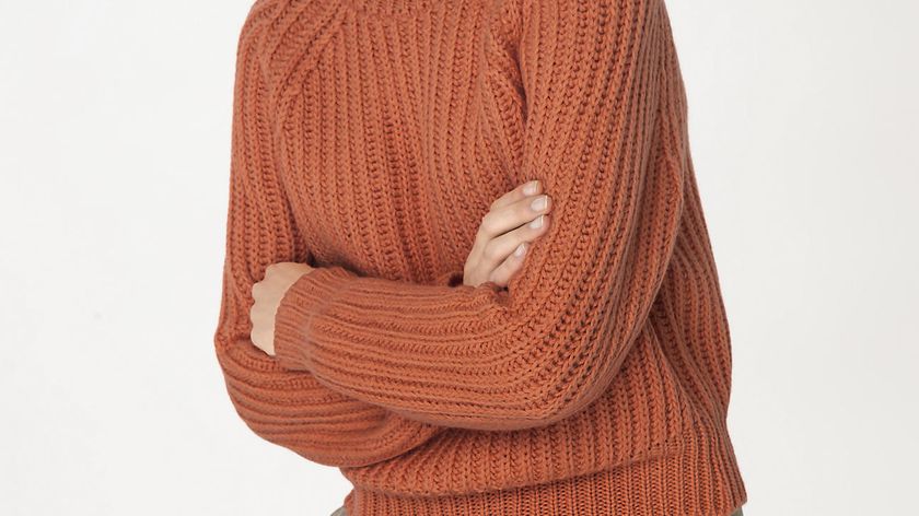 hessnatur Damen Pullover Relaxed aus Bio-Baumwolle und Bio-Merinowolle - orange - Größe L