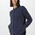 hessnatur Loungewear Fleece Jacke Regular ACTIVE LIGHT aus Bio-Baumwolle - blau - Größe L