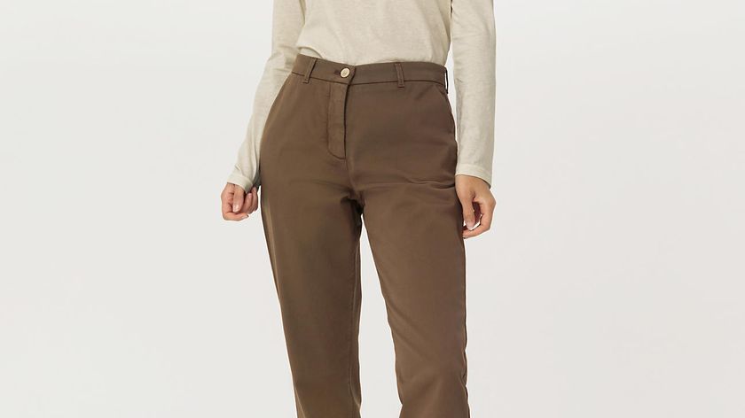 hessnatur Damen Chino aus Bio-Baumwolle - braun - Größe 40