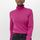 hessnatur Damen Rollkragenpullover aus Bio-Merinowolle - rosa - Größe 48