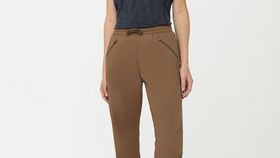 hessnatur Damen-Outdoor Outdoor-Jogpants aus Bio-Baumwolle - braun - Größe 34