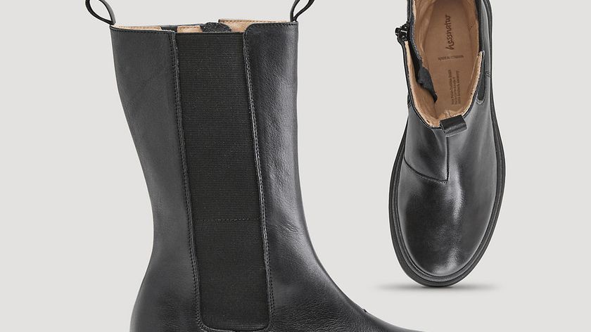 hessnatur Damen Hohe Chelsea Boots - schwarz - Größe 42