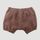 hessnatur Baby Musselin-Shorts aus Bio-Baumwolle - braun - Größe 62/68