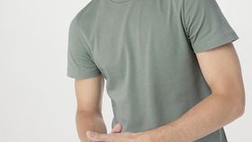 hessnatur Herren T-Shirt Regular PURE COTTON - grün - Größe 46