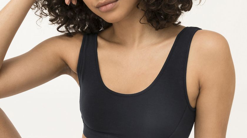 hessnatur Damen Bustier aus weichem Tencel™Modal - schwarz - Größe 38